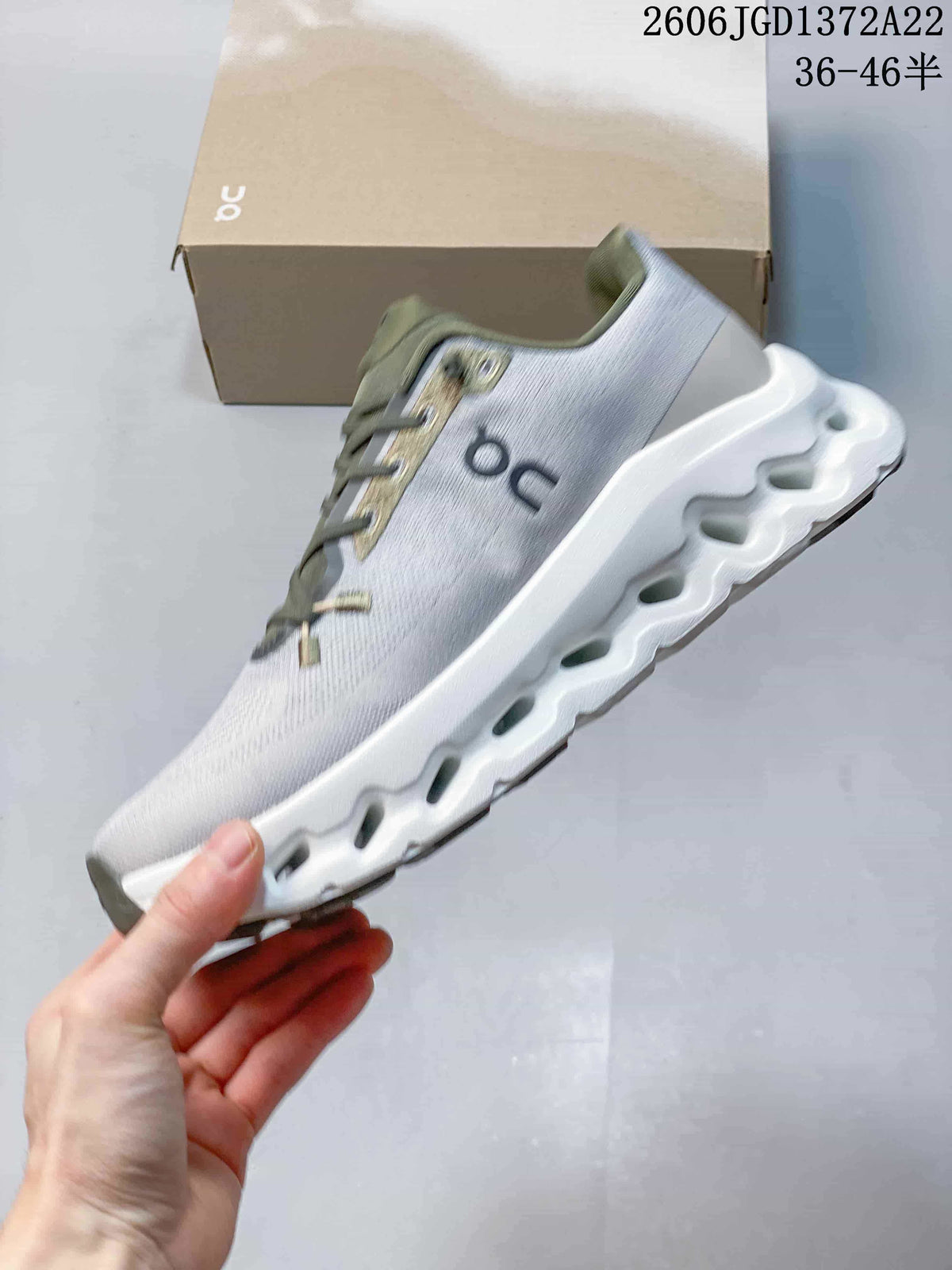 On Cloudtilt Sneakers in White and Olive