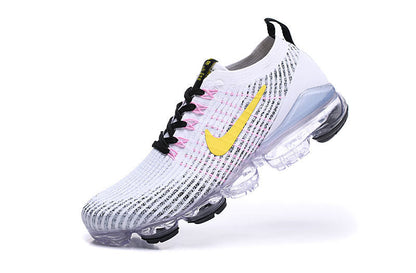 Nike Air VaporMax Flyknit 3 White Yellow Sneakers AJ6900-103