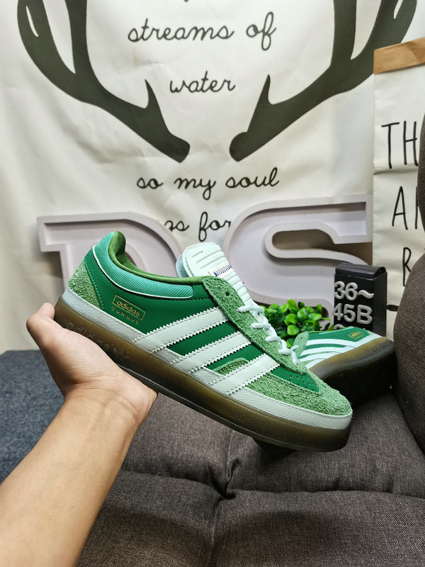 adidas Bad Bunny Gazelle Indoor Sneakers Green JS5049