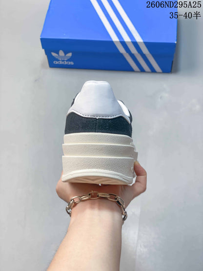adidas Gazelle Bold Women’s Platform Sneakers Navy White