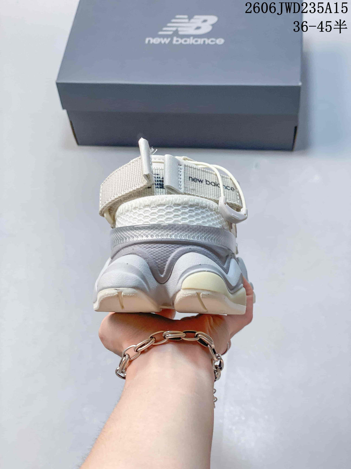 New Balance 9060 Sneakers in White and Gray
