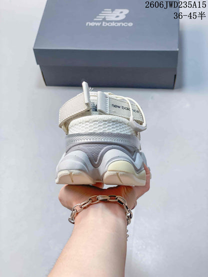 New Balance 9060 Sneakers in White and Gray