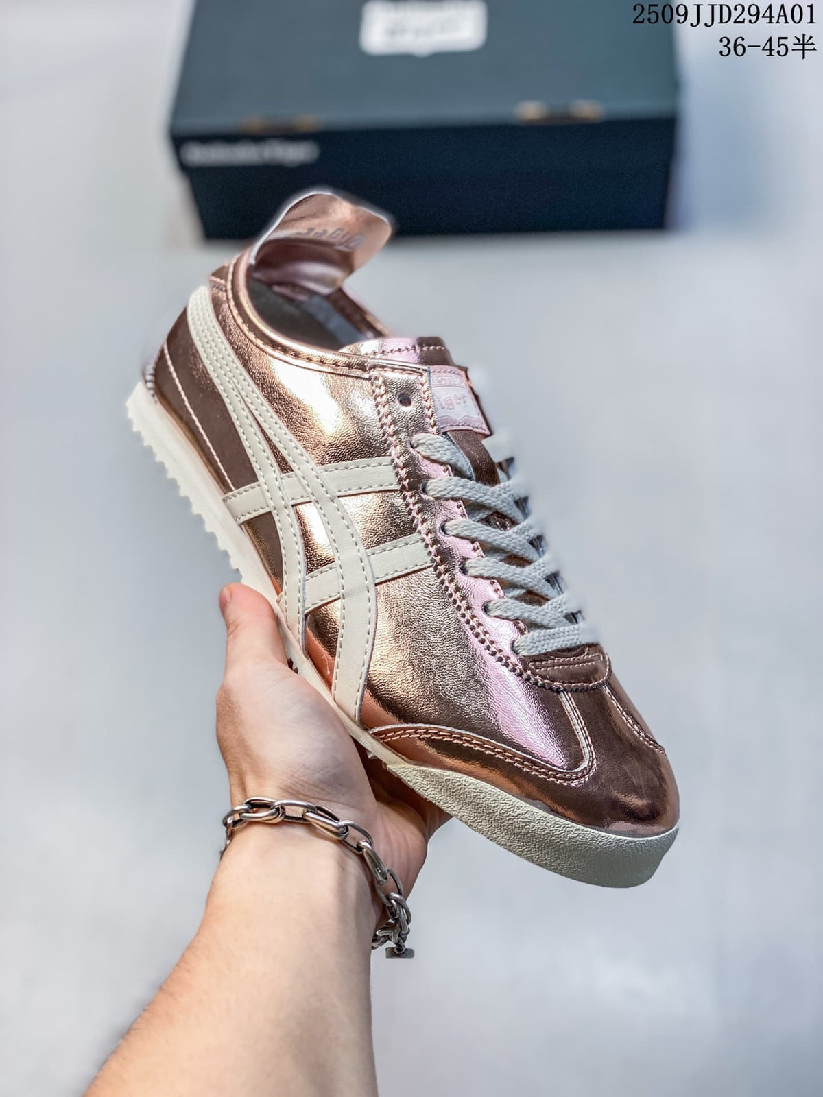 Onitsuka Tiger Mexico Metallic Low-Top Sneakers