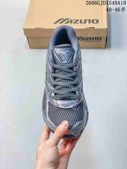Mizuno Prophecy 8 Mesh Running Shoes in Metallic Gray