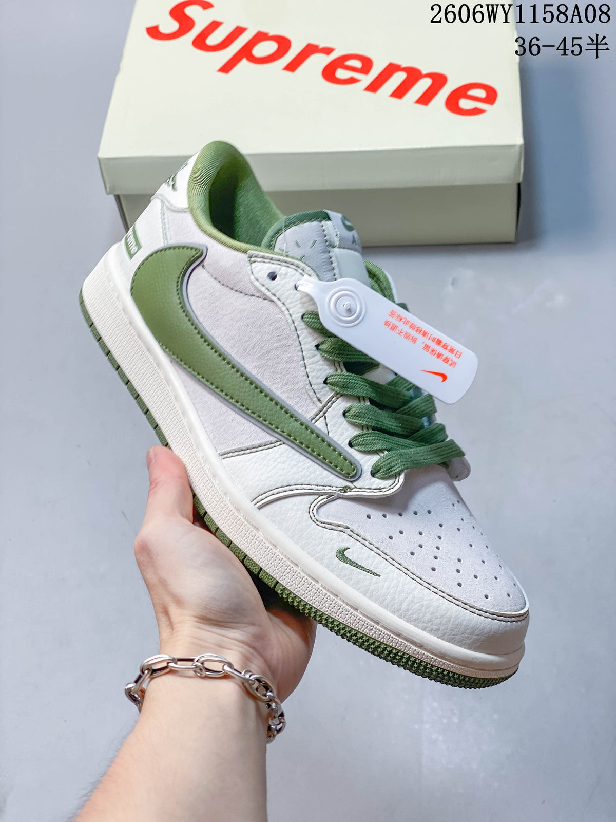 Jordan Air Jordan 1 Low OG SP White Green Sneakers