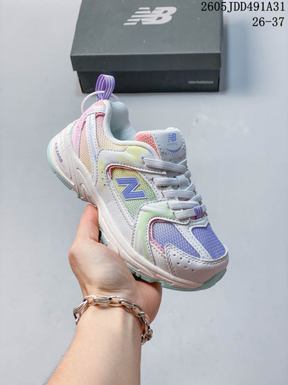 New Balance 530 Kids Running Sneakers, Black, 05JDD491A31