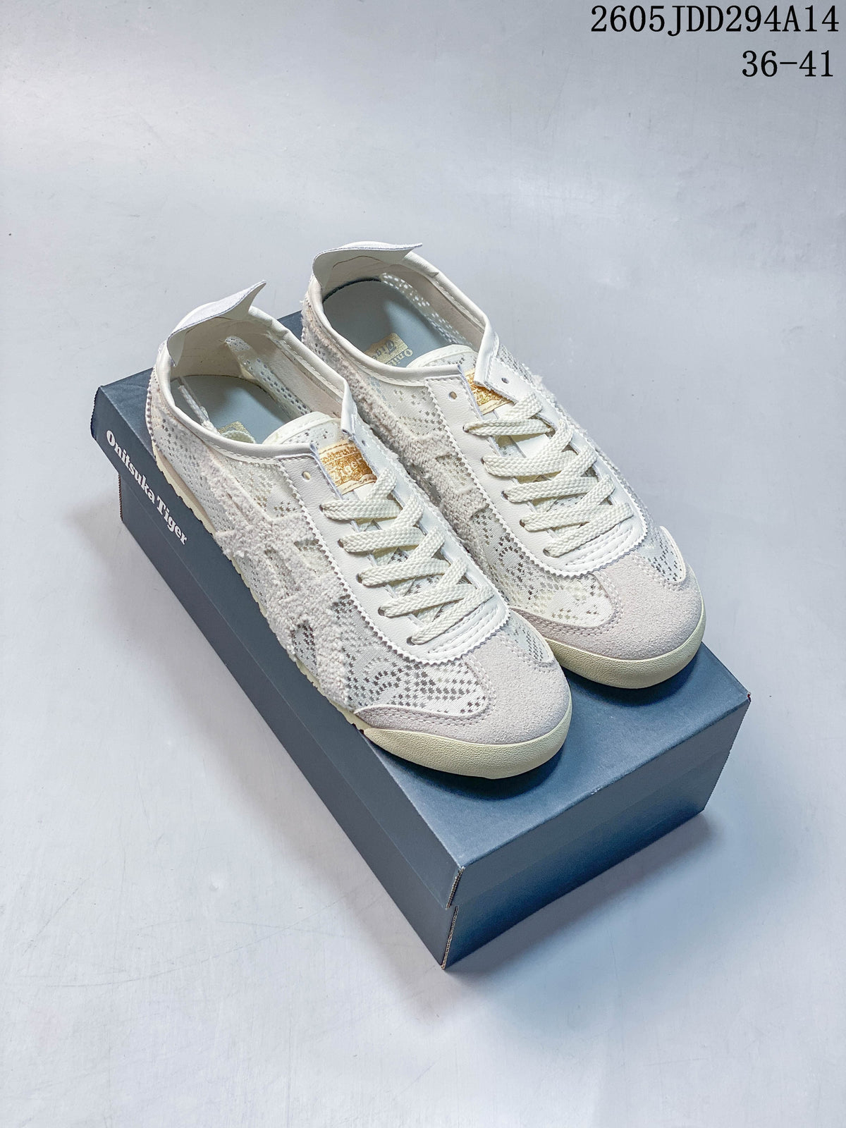 Onitsuka Tiger Mexico 66 Low-Top Sneakers in Cream