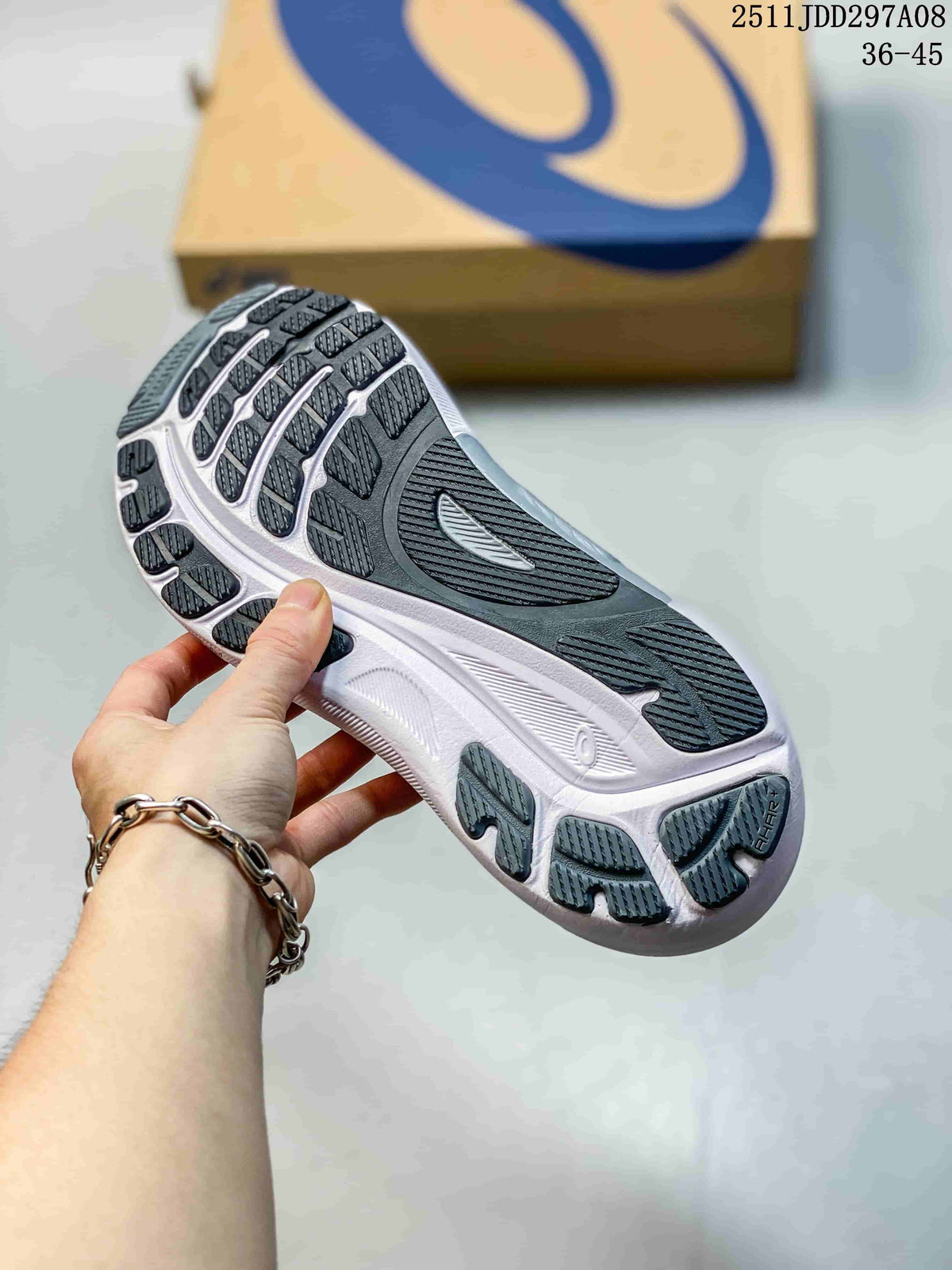 ASICS GEL-KAYANO Running Shoes in Navy and White