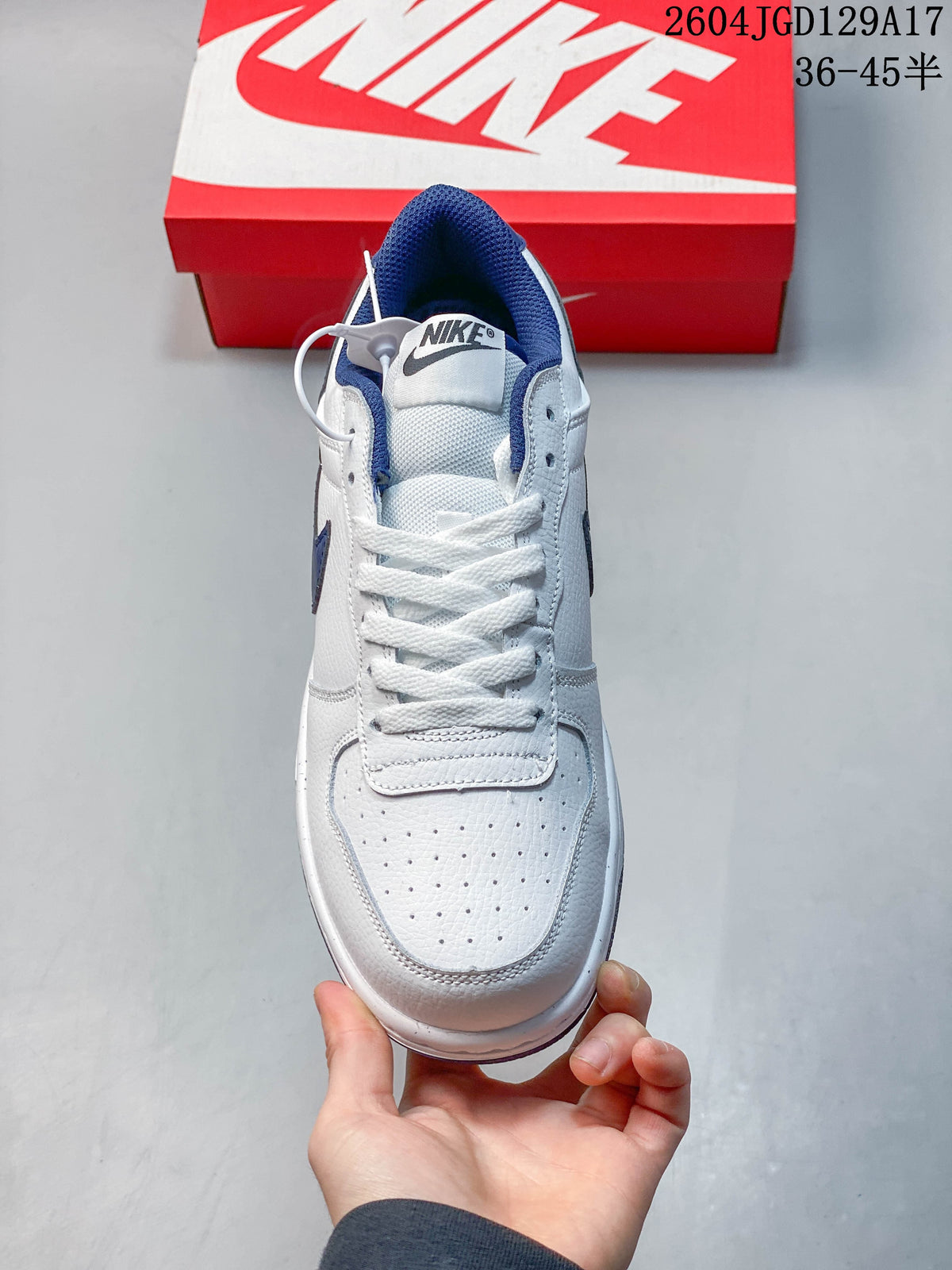 Nike Big Low Men's Low-Top Sneakers White Blue 355152-04