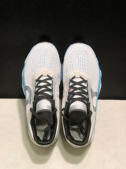 On Cloudmonster 2 Running Shoes in White and Blue