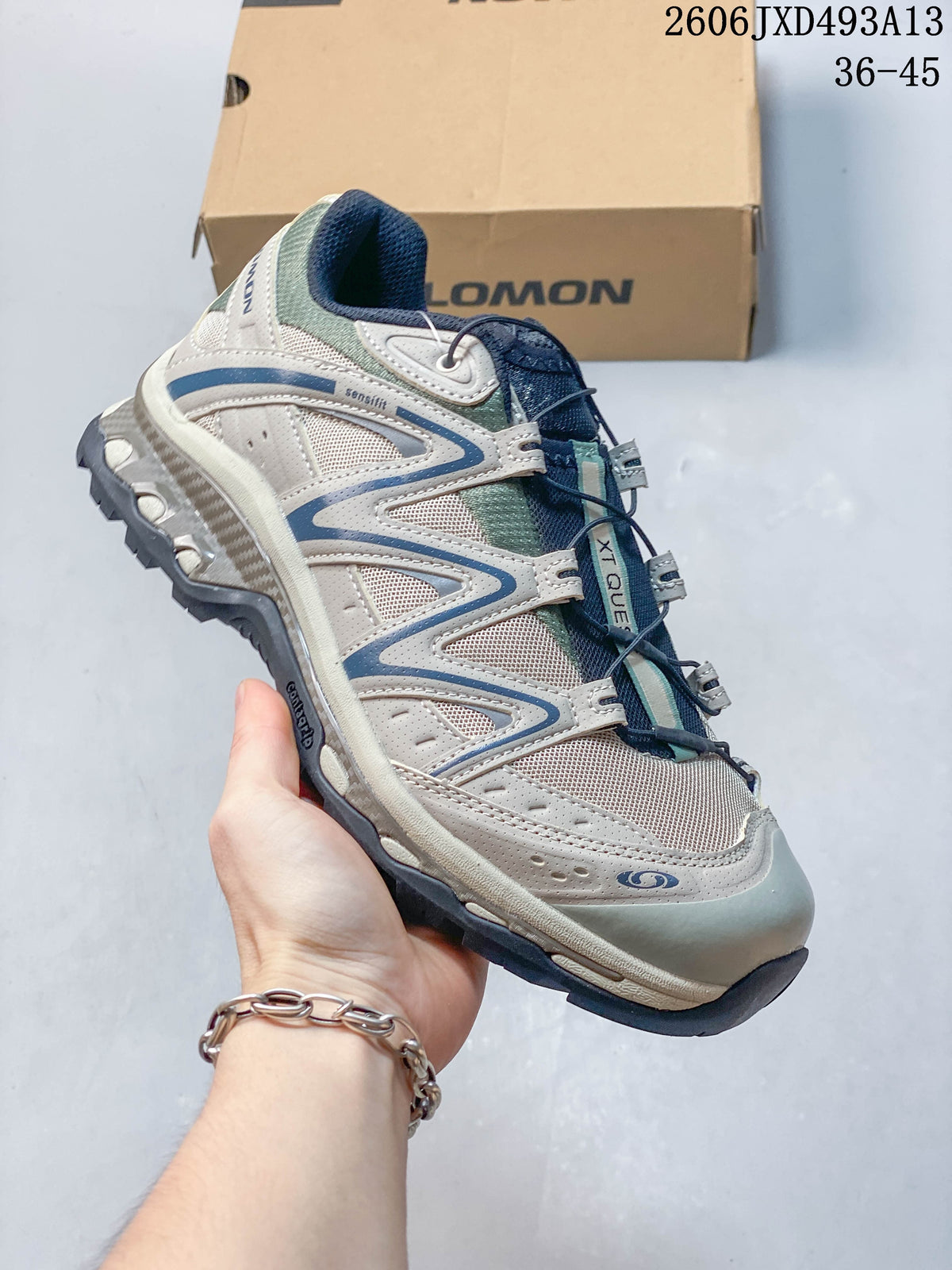 Salomon XA Pro 3D Trail Running Shoes in Sand Gray