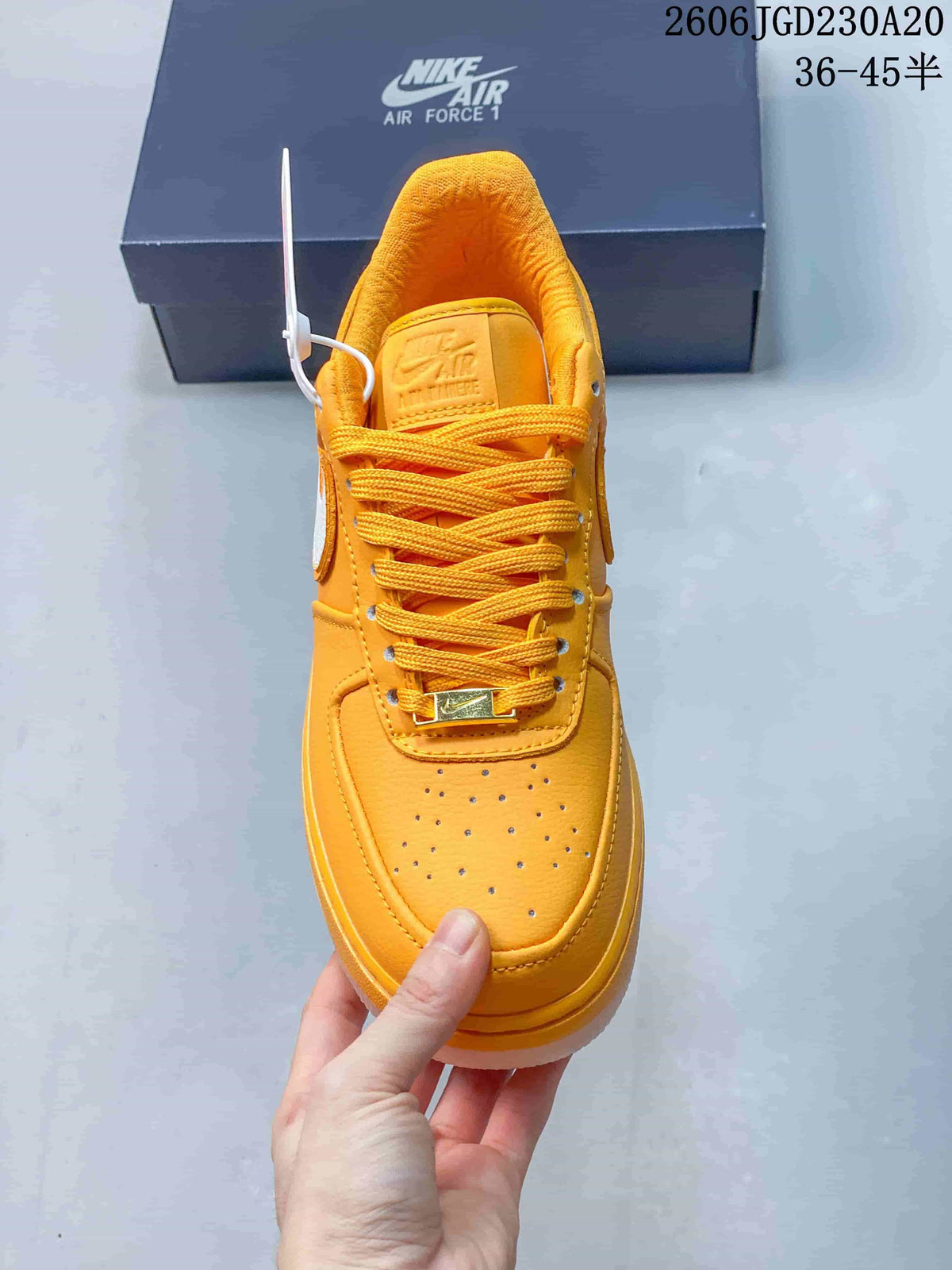 Nike Air Force 1 Low Sneakers in Yellow and White