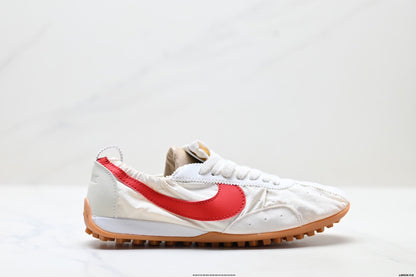 Nike x Jacquemus Low-Profile Sneakers in White and Red