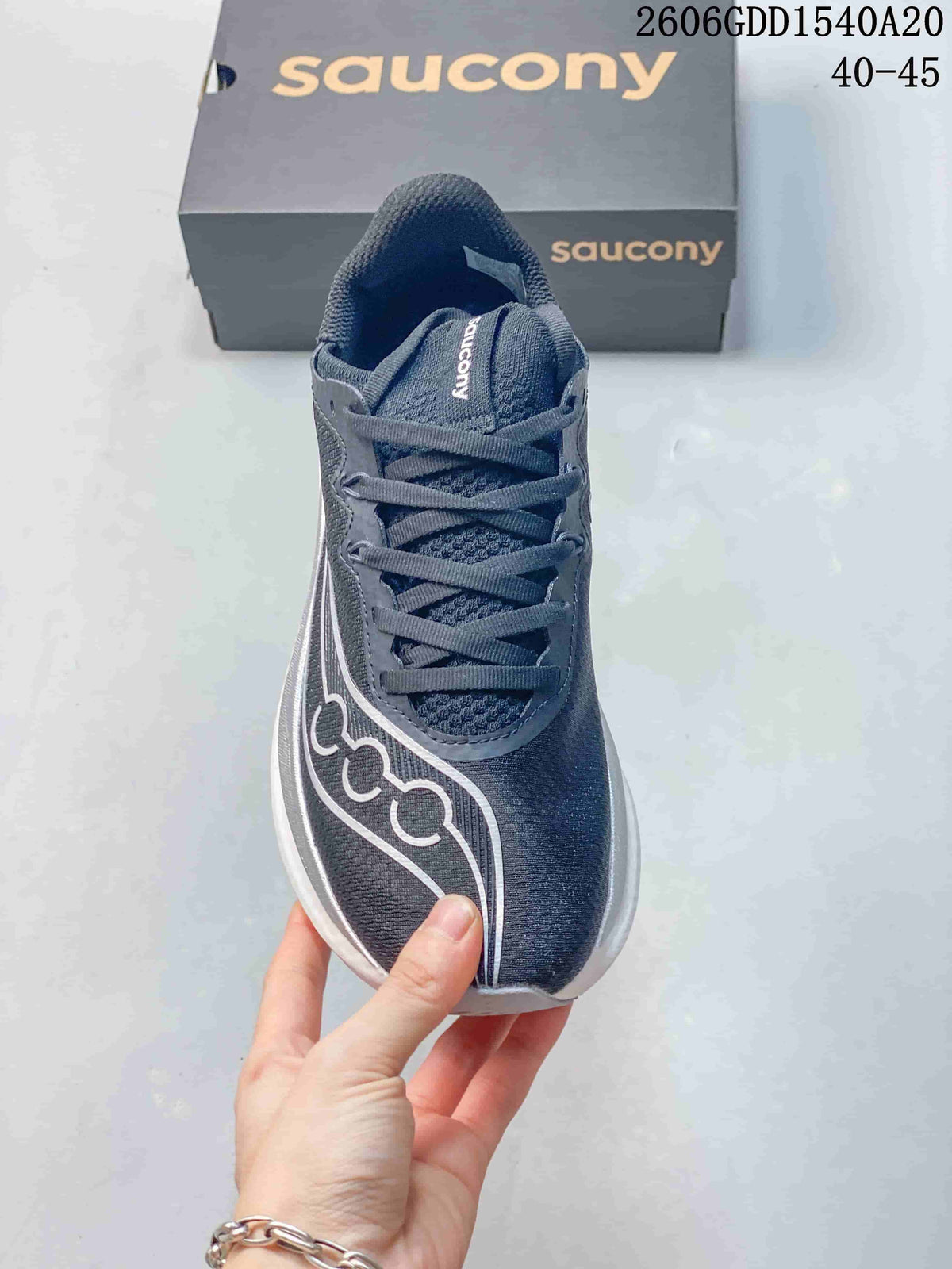 Saucony Endorphin Pro 5 Running Shoes, Navy and White