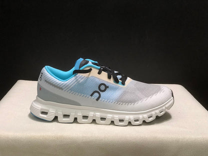 On Cloud 6 Push Sneakers in Blue, Gray and White