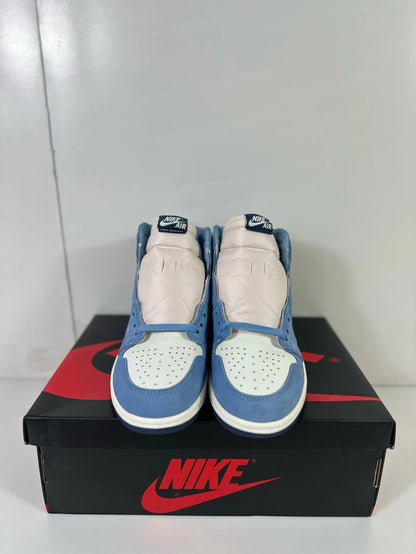 Front view showing the perforated toe boxes and padded tongues