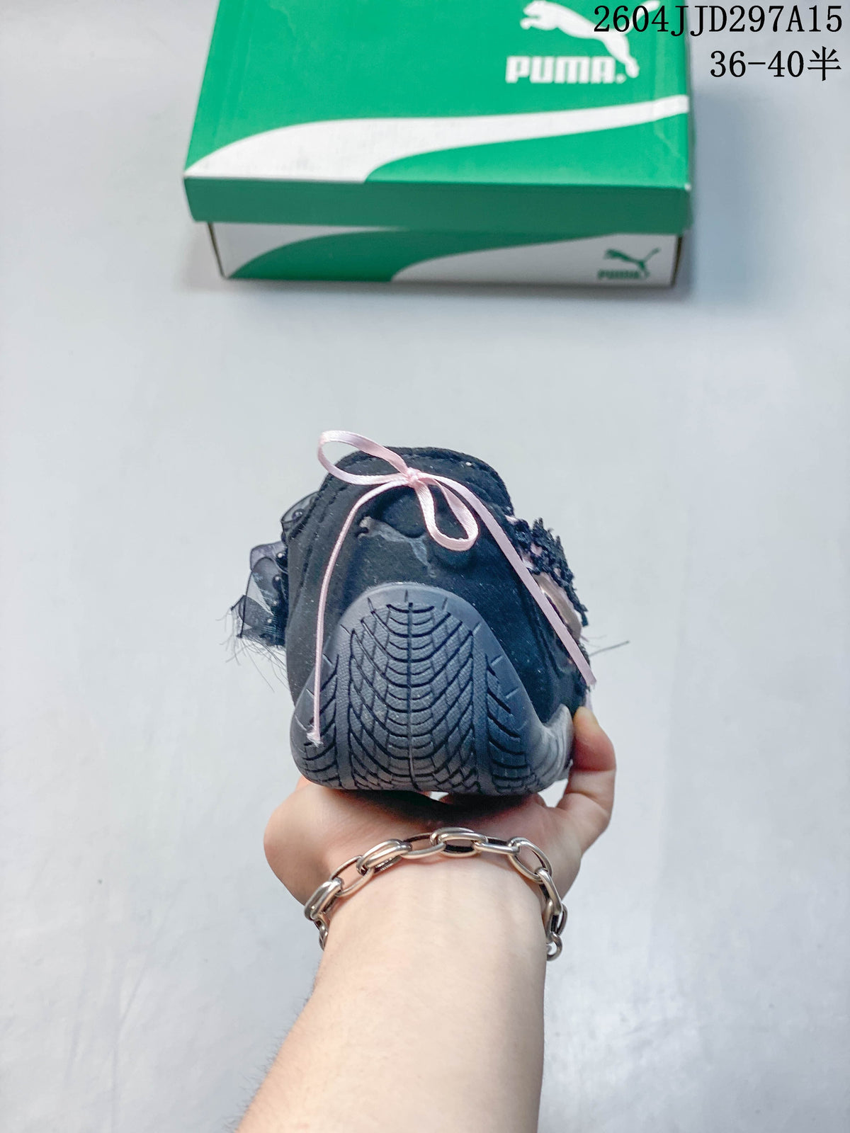 Puma Speedcat Ballet Flat in Black and Pink