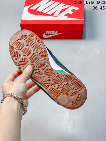 Nike Gato Low-Top Sneakers in White and Red