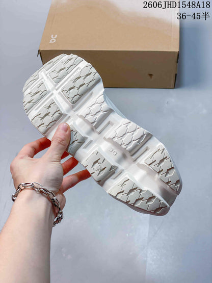 On Cloudmonster White Running Sneakers 611280ASRRY