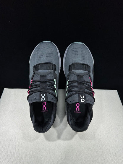 On Cloudnova 2 Sneakers in Gray and Black