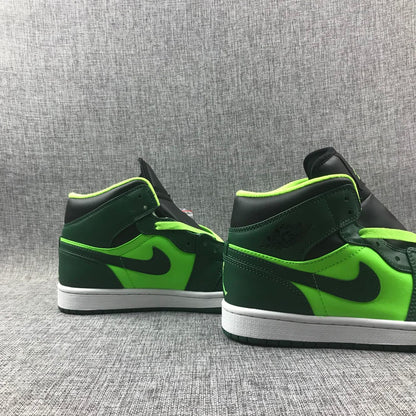 Side view of both sneakers showing the ankle panels, Swoosh details, and contrasting color blocking.