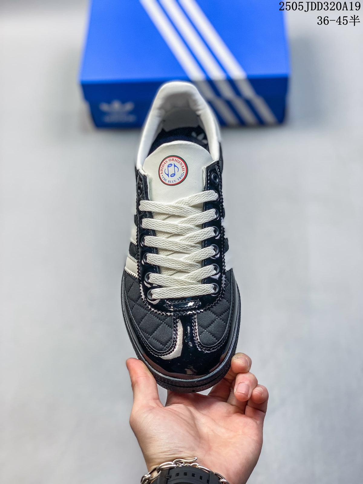Adidas Originals Gazelle Indoor Sneakers Black and White
