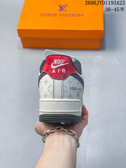 Nike Air Force 1 Low Louis Vuitton-Style Custom Sneakers