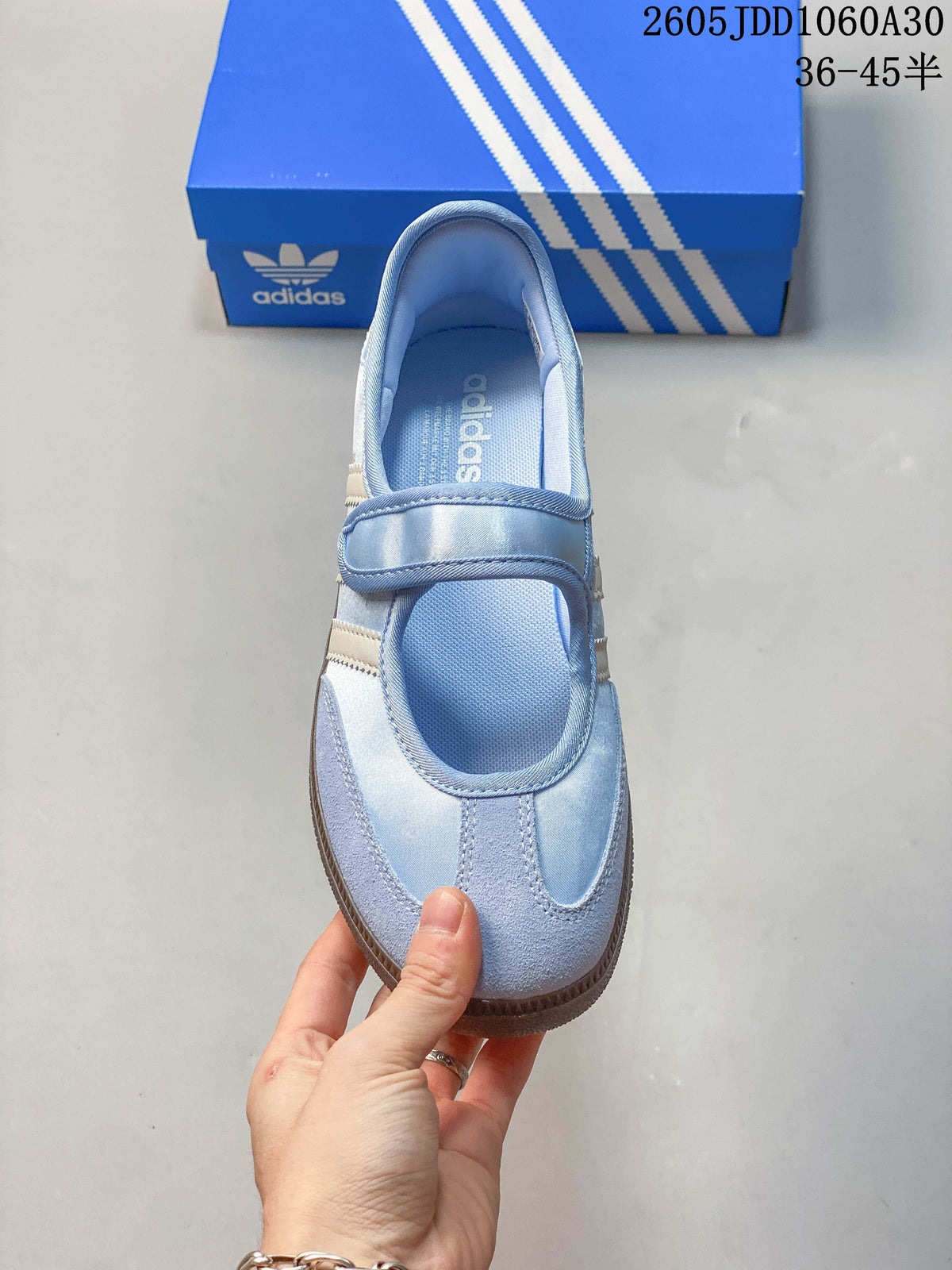 Adidas Samba Jane Blue Mary Jane Sneakers