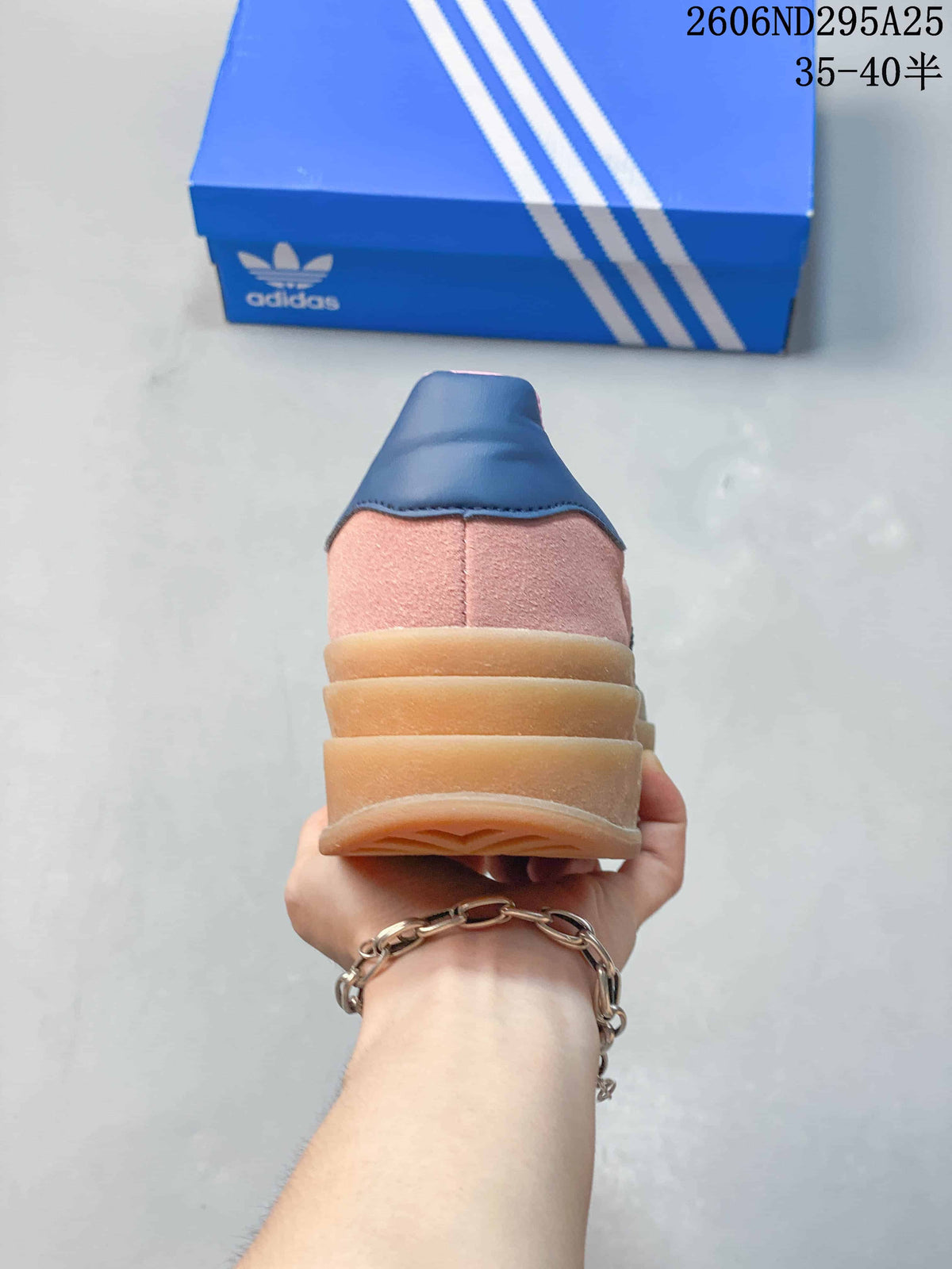 Adidas Gazelle Bold W Pink Suede Platform Sneakers