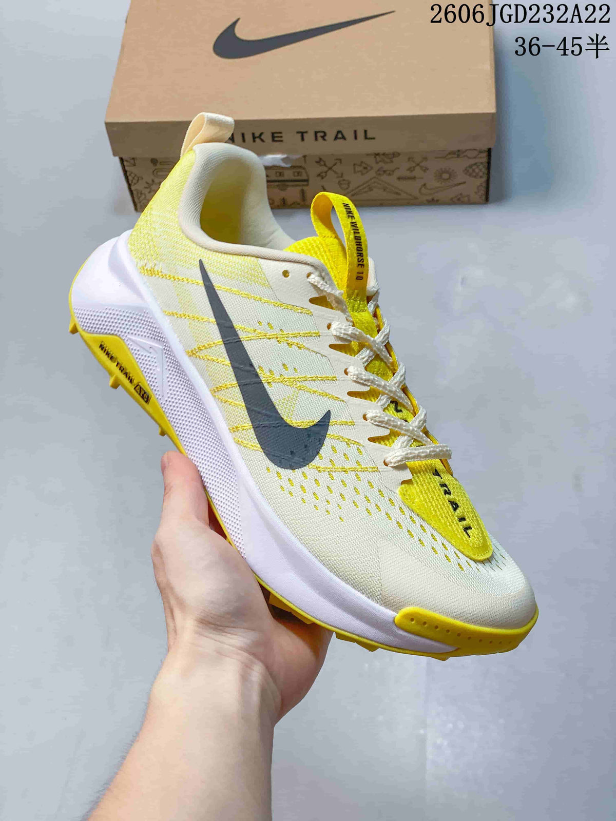 Nike ReactX Wildhorse 10 Trail Running Shoes Yellow