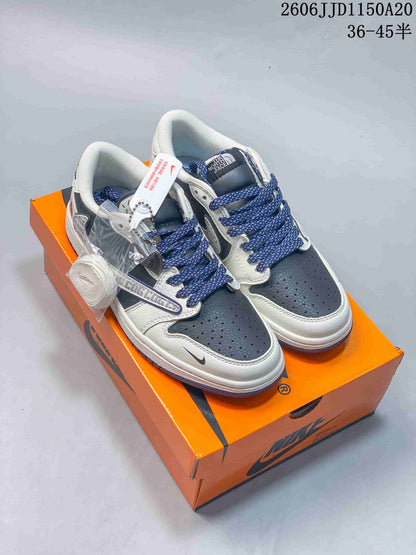 Nike Low-Top Sneakers with Graphic and Color-Block Details