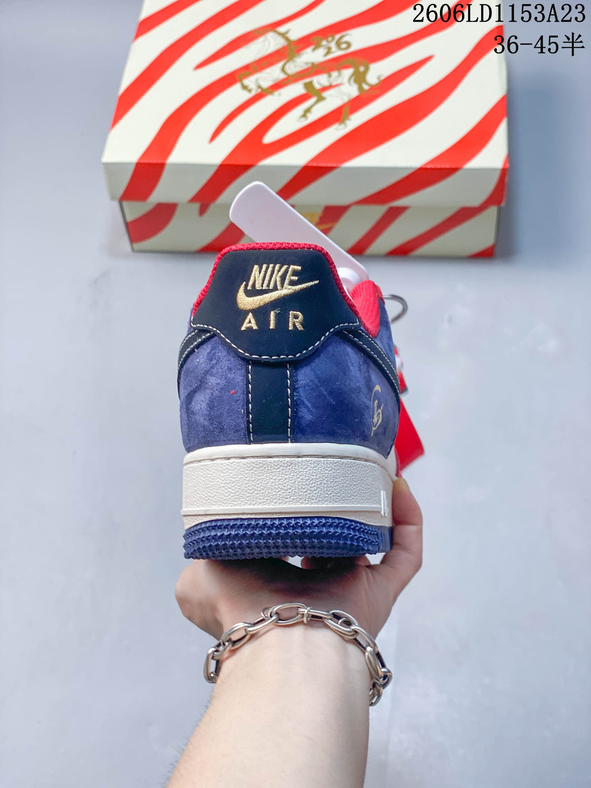 Nike Air Force 1 '07 Low Red, White & Blue Sneakers