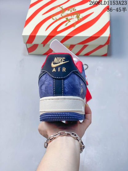 Nike Air Force 1 '07 Low Red, White & Blue Sneakers