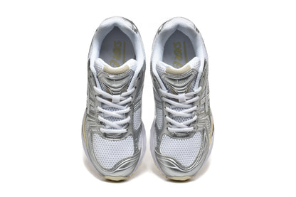 ASICS Gel-Kayano 14 Sneakers in White and Silver