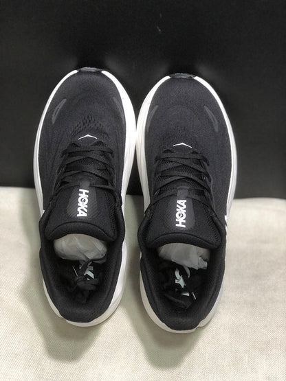 HOKA Arahi 8 Black and White Running Shoes