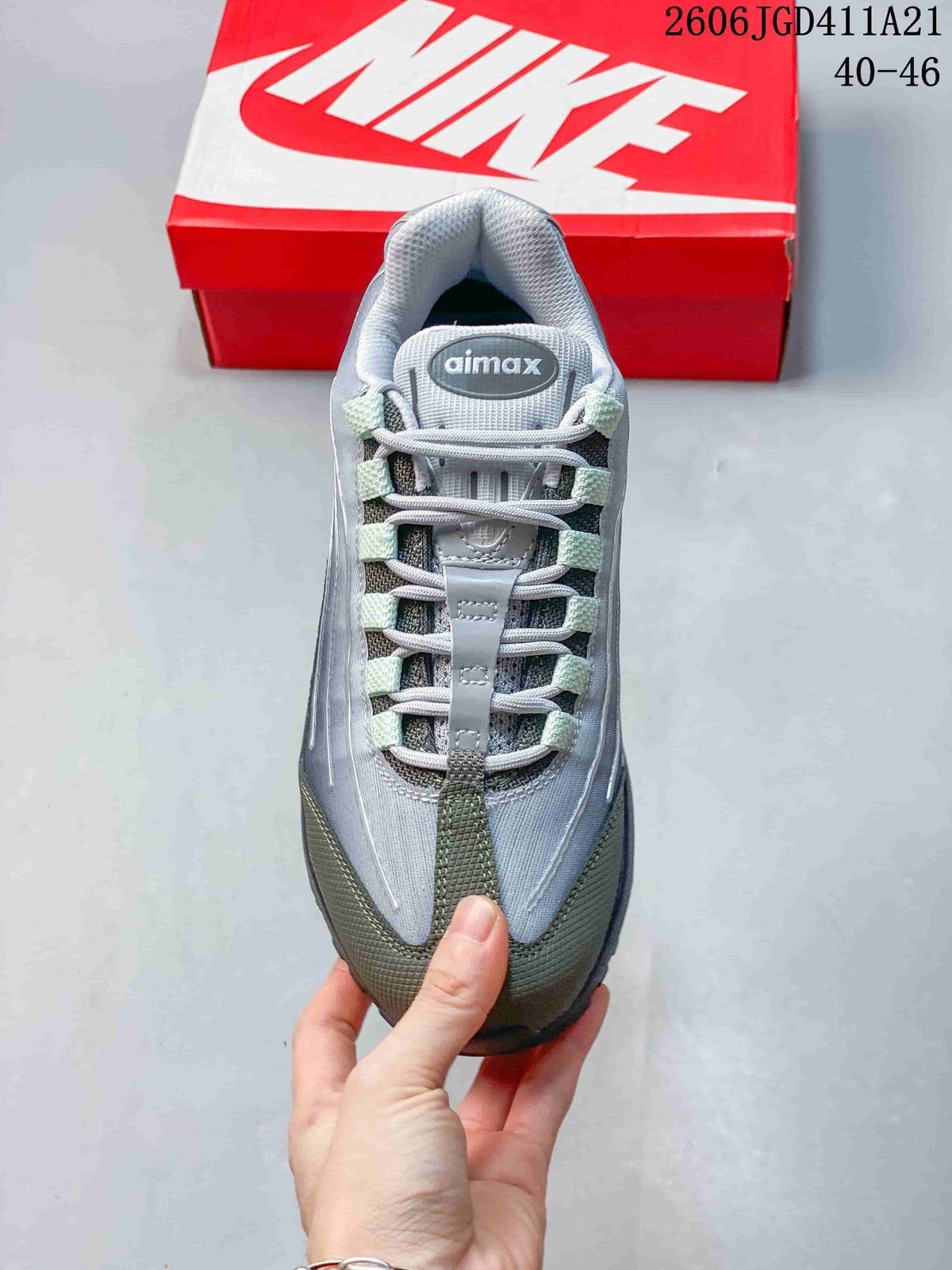 Nike Air Max 95 Sneakers in Grey and Green
