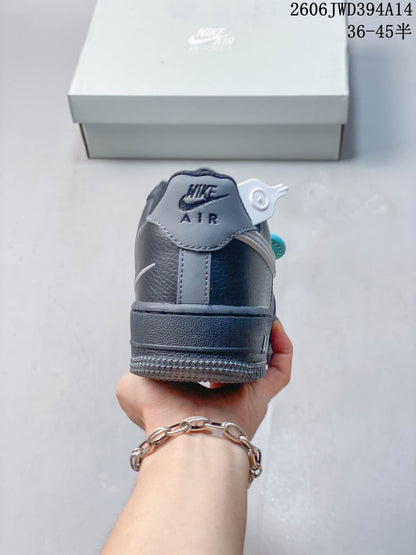 Nike Air Force 1 Low Posite Max Sneakers in Navy and Gray