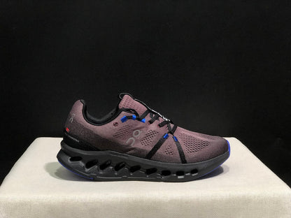 On Cloudsurfer Running Shoes in Charcoal and Blue