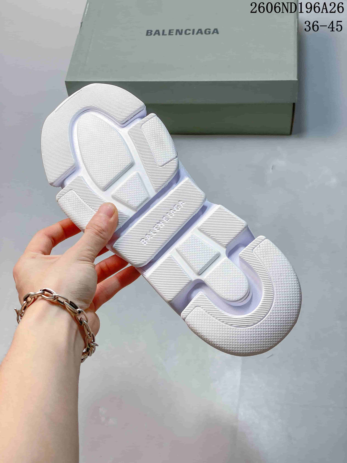 Balenciaga Sock-Style Sneakers in White