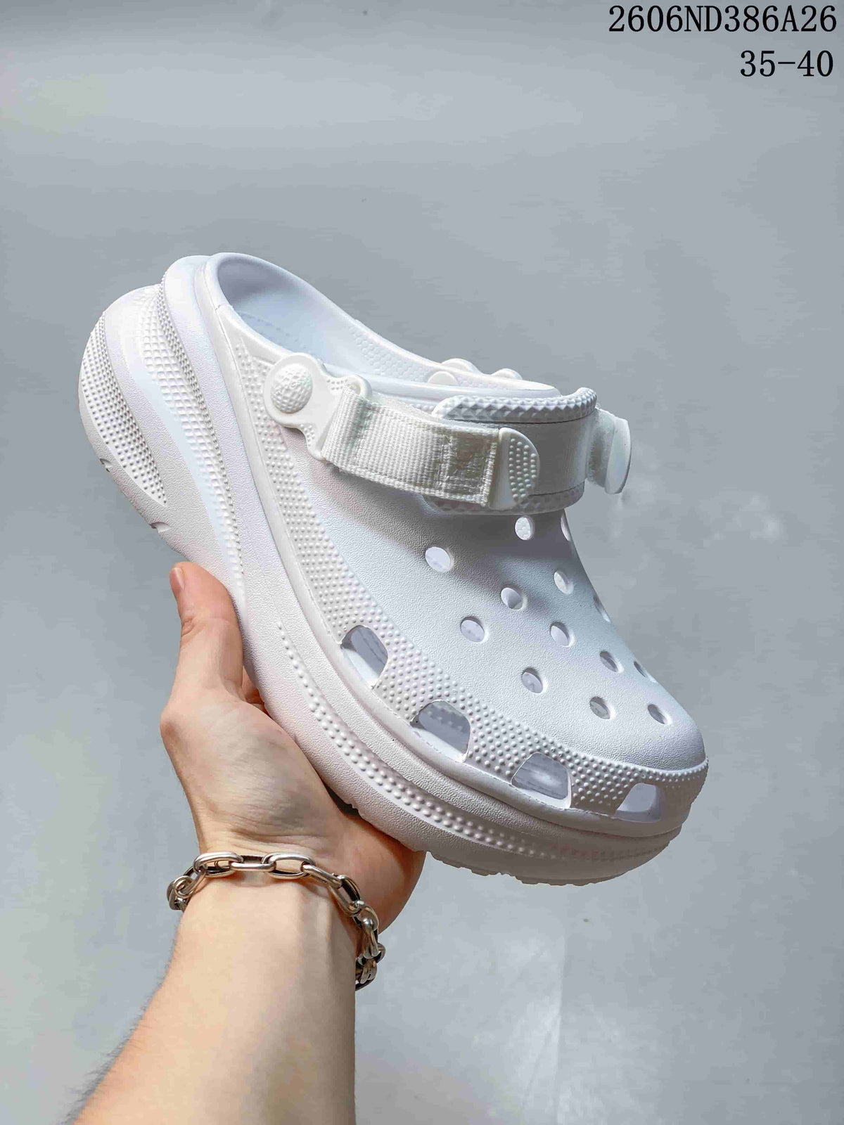 Crocs Puffed Clog Sandals with Adjustable Heel Strap