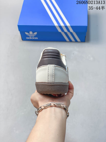 adidas Originals Samba OG Low-Top Sneakers, White and Grey