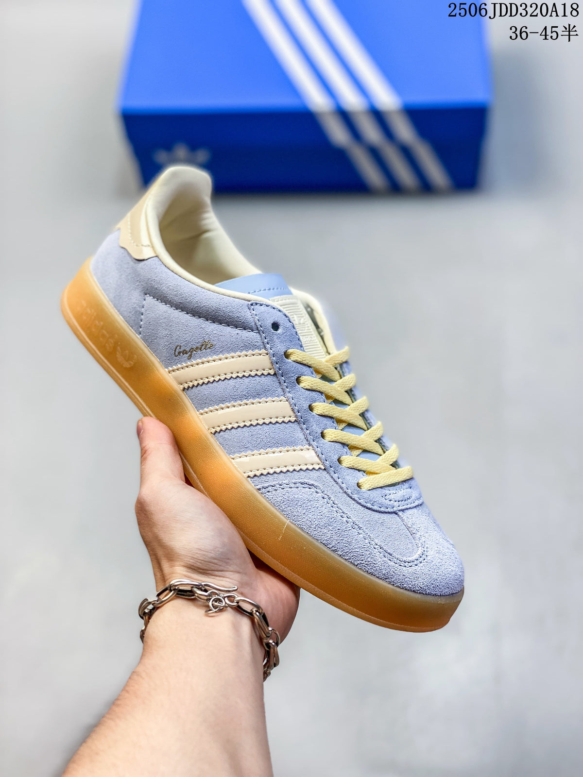 Adidas Gazelle Low-Top Sneakers with Gum Sole