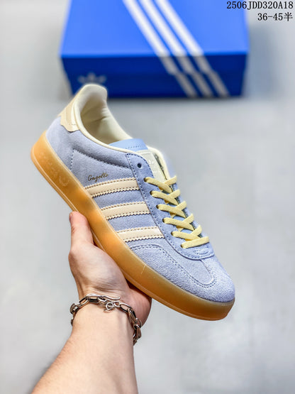 Adidas Gazelle Low-Top Sneakers with Gum Sole