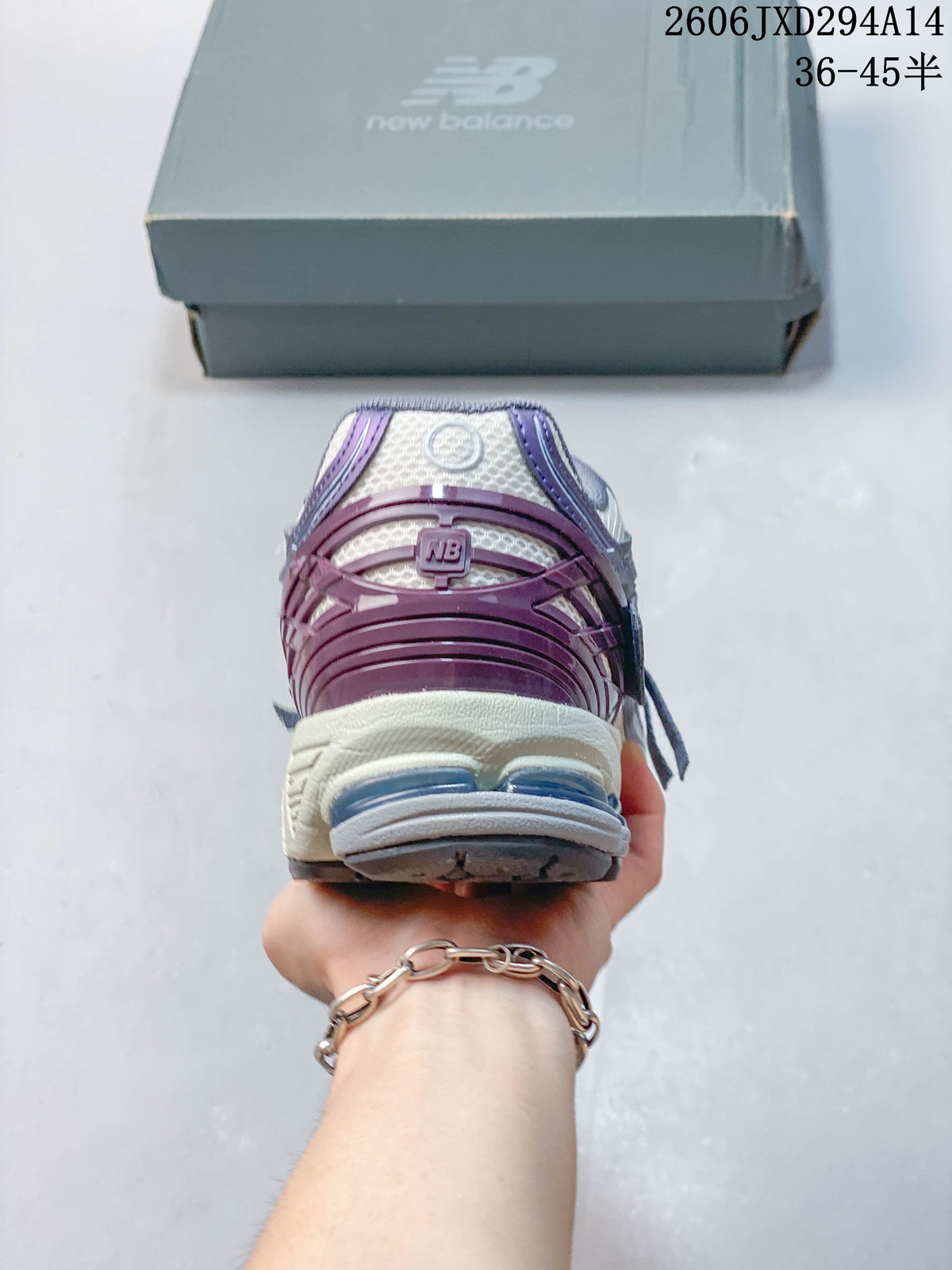 New Balance 1906AB Retro Sneakers in Cream, Purple and Blue