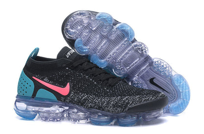 Nike Air VaporMax Flyknit 2 Black Turquoise Sneakers