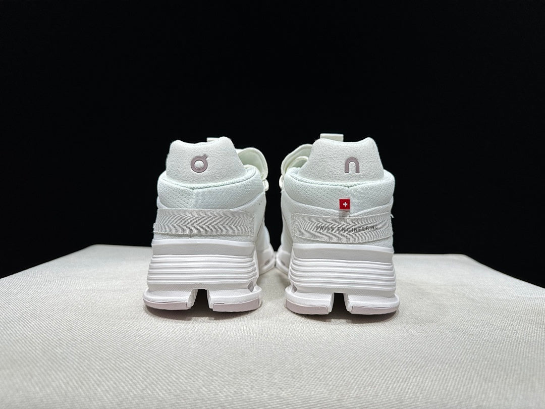 On Cloudnova 2 Sneakers, White and Orchid