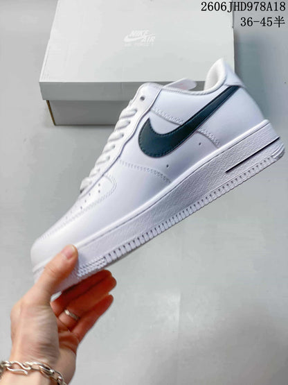Nike Air Force 1 Low White and Black Sneakers