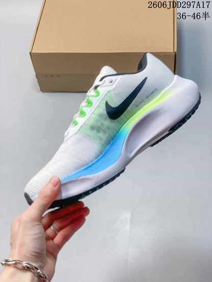 Nike Zoom Fly 5 Running Shoes White Blue Green