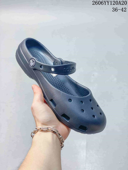 Crocs Classic Clog-Style Mary Jane in Navy