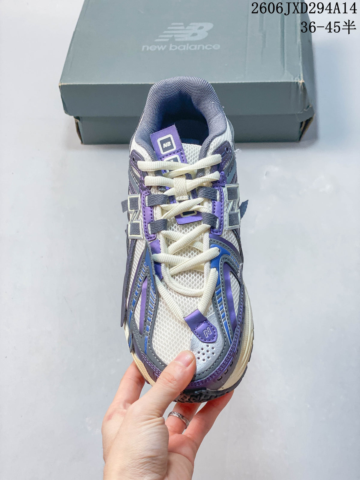 New Balance 1906AB Retro Sneakers in Cream, Purple and Blue